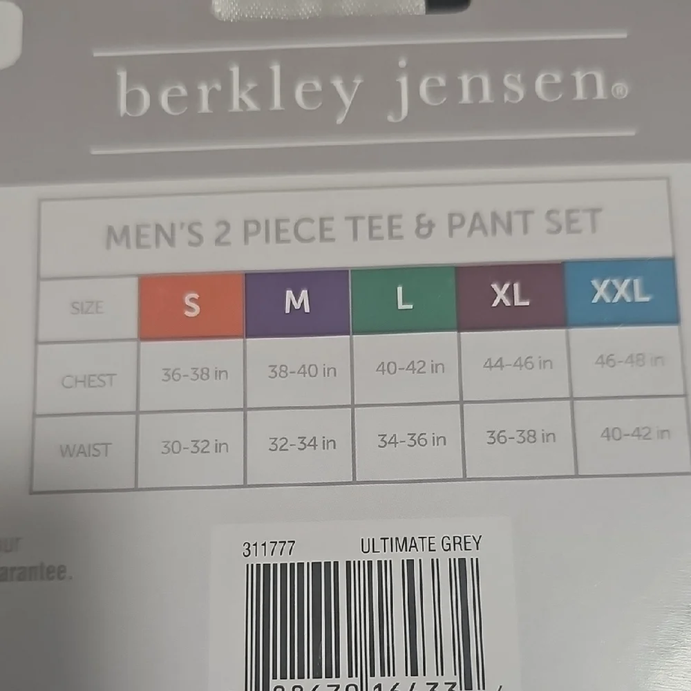 Berkley Jensen Gray 2pcs Pajama Set - Picture 4 of 6